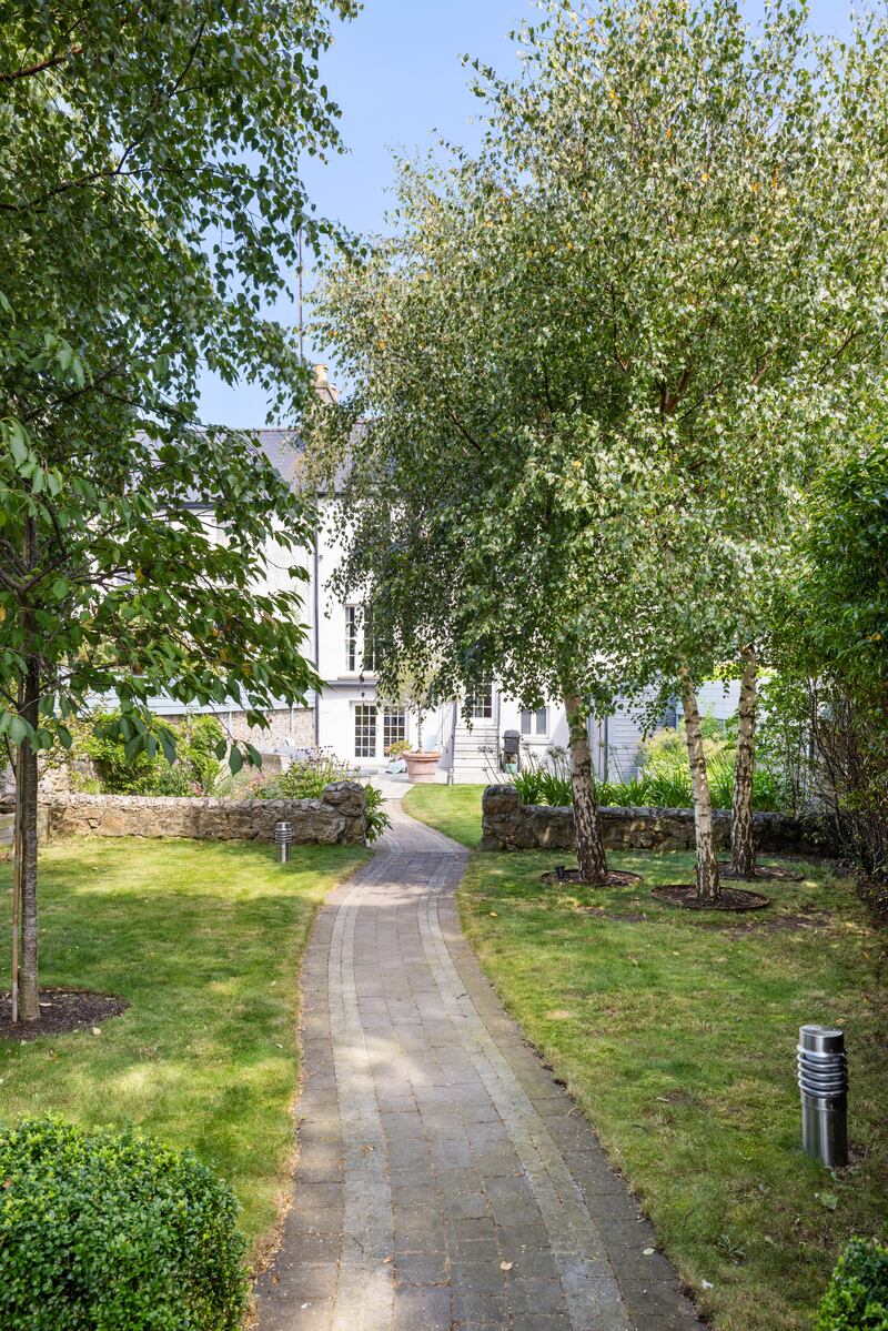 The garden is now one open space