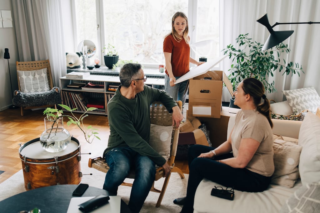 Overheard found that 59.2 per cent of our Irish peers live with their parents, well above the EU average of 41.4 per cent, according to Eurostat's Young Europeans tool. Photograph: Getty Images