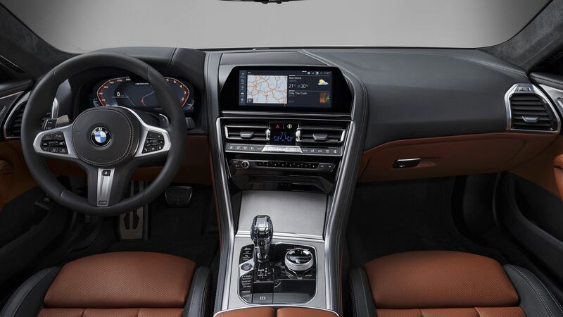 The dash carries is a 12.3-inch fully digital instrument cluster paired to a 10.25-inch infotainment touch screen, and most of the interior’s functions are run by touching and swiping the smaller of the two screens.