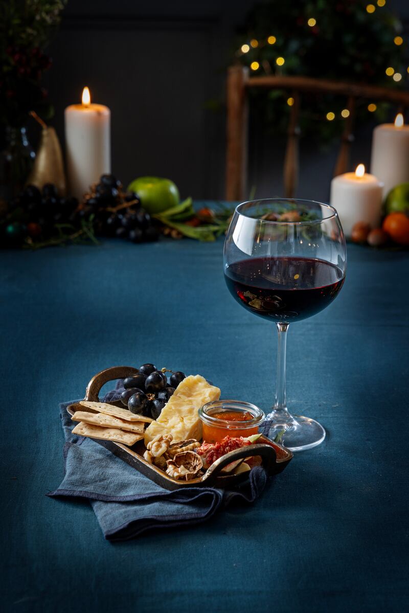 Indulge in a classic cheese and wine combination