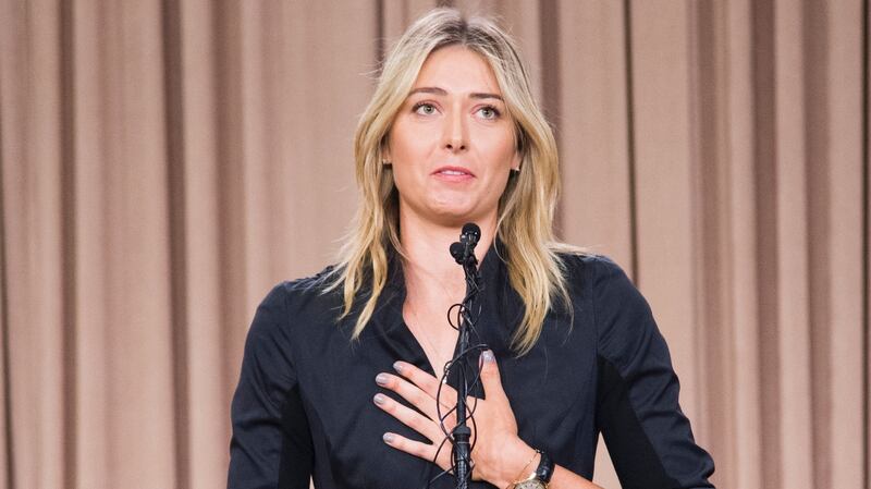Refreshingly honest or just another lying drug cheat? Maria Sharapova apologising at a press conference this week. Photograph: AFP / Robyn Beckrobyn  Beck/ AFP/Getty Images