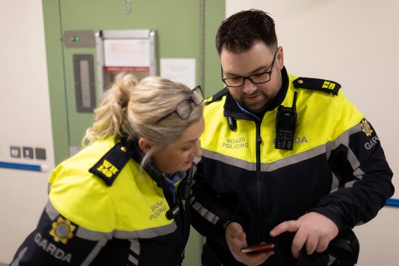 Garda Linzi Martin and Garda Chris Lynch make up the two-person Delvin Roads Policing Unit.

Photo: Chris Maddaloni/The Irish Times