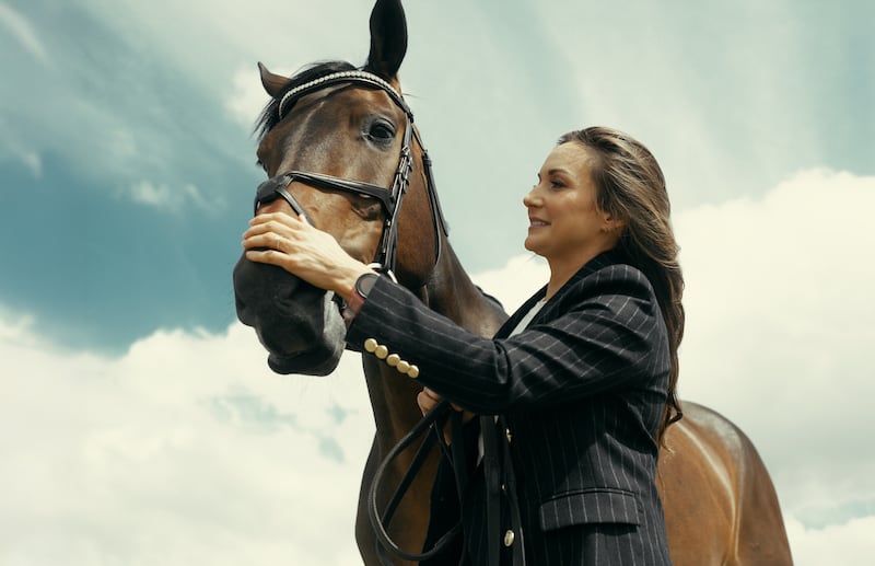 Abigail Lyle in three-part documentary Death of a Showjumper, to be broadcast on Sky and Now TV soon.