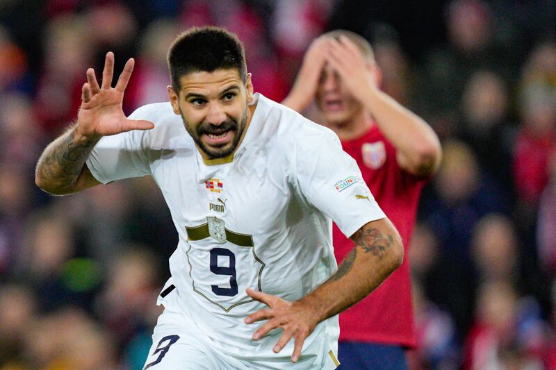 Serbia's forward Aleksandar Mitrovic has been prolific with Fulham after promotion from the Championship. Photograph: Javad Parsa/NTB/AFP via Getty Images 