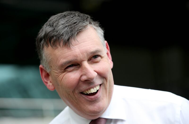IRFU CEO Philip Browne  at a briefing for the union’s Strategic Plan, at the Aviva Stadium. Photograph: ©INPHO/Dan Sheridan