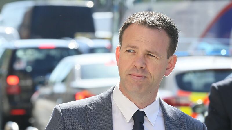 Sinn Féin’s social protection spokesman John Brady accused Fianna Fáil of crocodile tears and said it was “little more than a PR stunt by Fianna Fáil. Photograph: Collins Courts