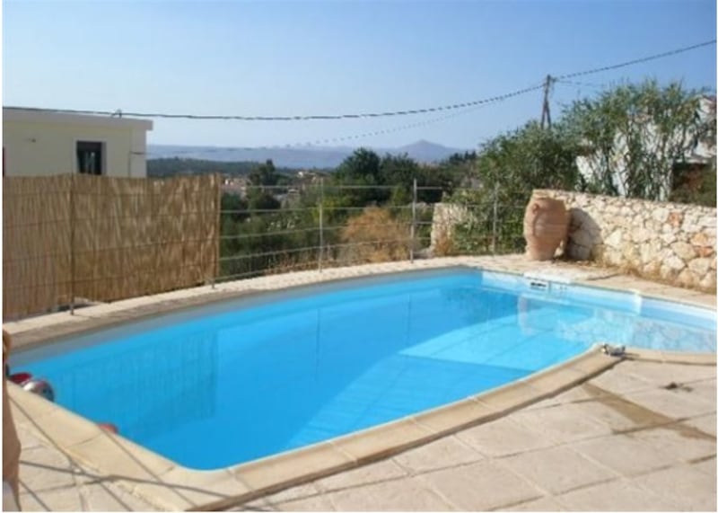 A villa with sea views in a traditional village in northwest Crete, Greece