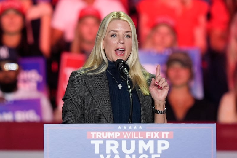 In February Pam Bondi had appeared to indicate that the Epstein client list was awaiting her review. Photograph: Alex Brandon/AP