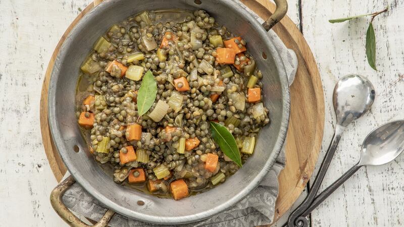 Lentils vinaigrette