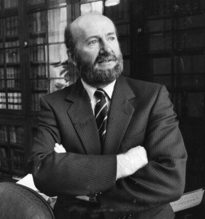 The then attorney general, Harry Whelehan, at his office at Government Buildings.  Photograph: Frank Miller