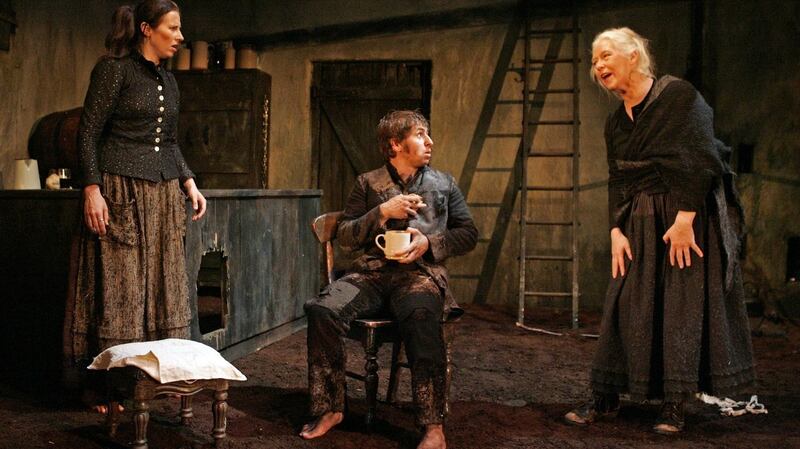 Catherine Walsh, Aaron Monaghan and  Marie Mullen in  a Druid production of  The Playboy of the Western World