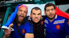 Unusually buoyant French rugby fans take over Dublin