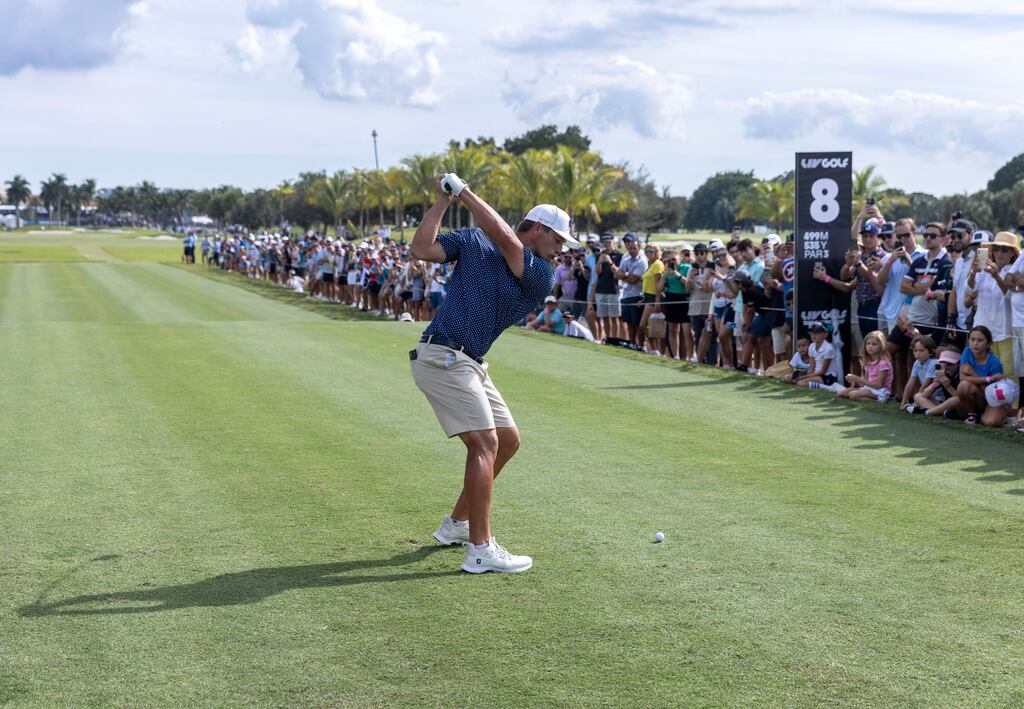 Bryson DeChambeau is regarded as one of the game's longest drivers. Photograph: Shuttershock/EPA