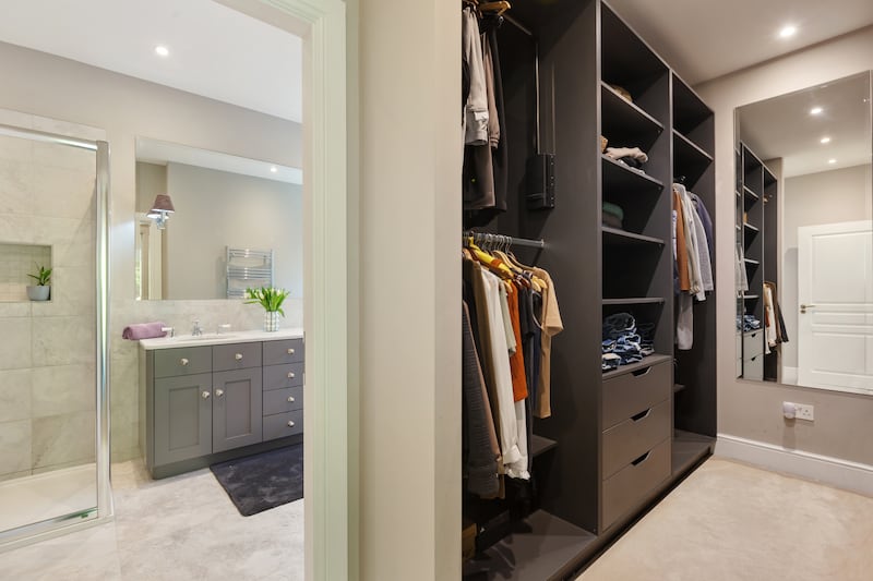 Main bedroom dressing area