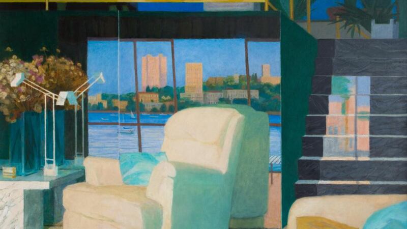 Across the Bay Mirrored, Sydney, by Campbell Bruce