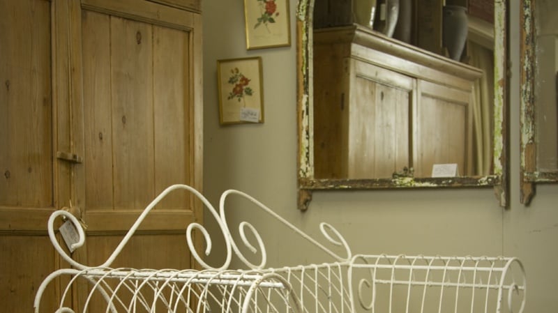 Victorian wirework bench