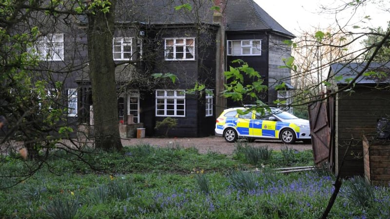 A general view of Peaches Geldof’s house this morning in Wrotham. Photograph: Alan Chapman/Getty
