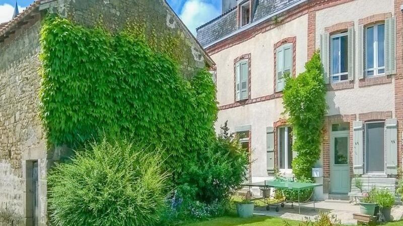 This townhouse  has been renovated as a holiday home.