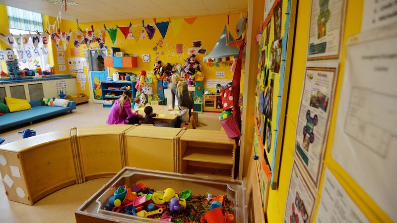 The creche at the former Rutland Street school. Photograph: Alan Betson