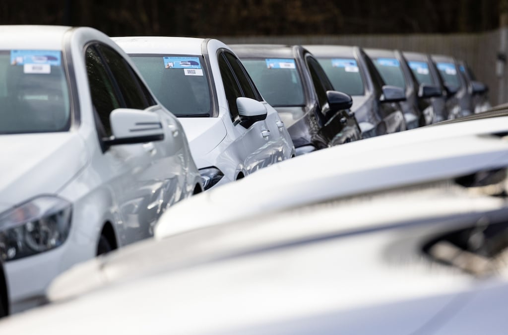 New car registrations are up 9.4 per cent at 40,476 to the end of February. Photograph: Chris Ratcliffe/Bloomberg