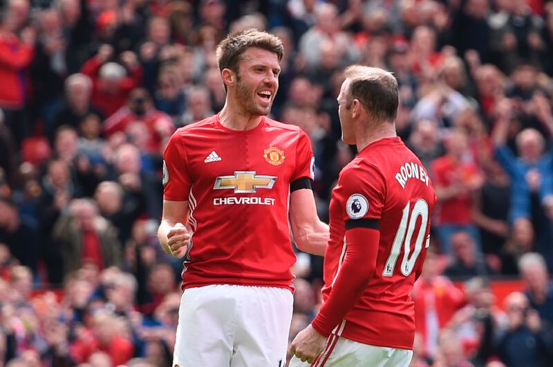 Michael Carrick when playing for Manchester United. Photograph: Oli Scarff/AFP via Getty