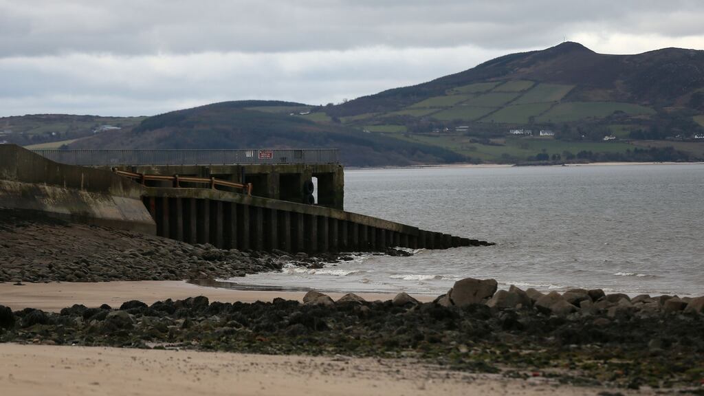 A man's body was found after a car went into the water at Buncrana Pier in Co Donegal. Photograph: Niall Carson/PA Wire