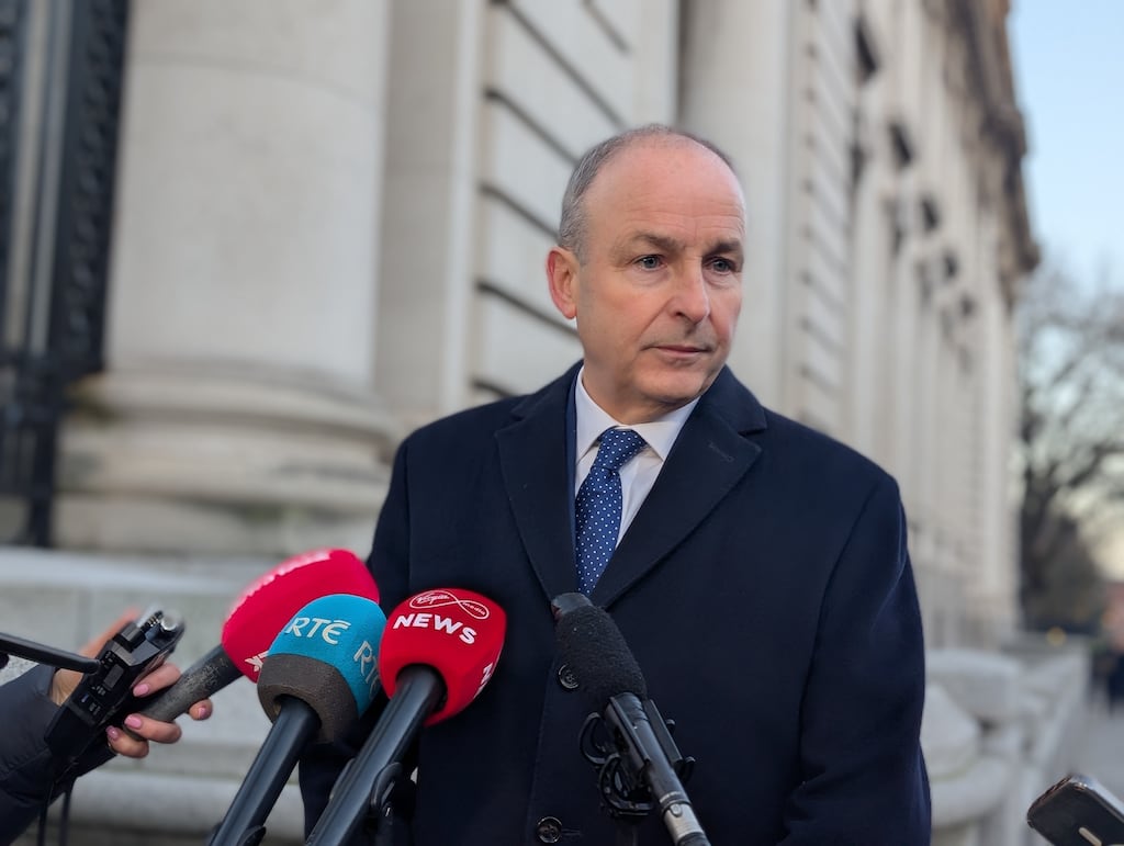 Taoiseach Micheál Martin said he would not put down a motion of confidence in himself following presidential campaign debacle. Photograph: Cillian Sherlock/PA Wire