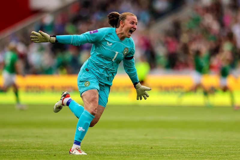 Republic of Ireland goalkeeper Courtney Brosnan is in line to win her 50th cap in the friendly against the United States in Denver. Photograph: James Crombie/Inpho