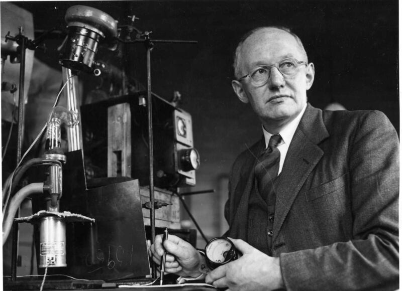 Ernest  Walton: an Irish physicist and Nobel laureate who became the first person  to artificially split the atom, thus ushering the nuclear age. Photograph: Jack McManus