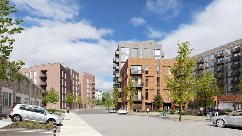 3. A computer-generated image of the apartments at the 8th Lock, Royal Canal Park, Dublin 15 which sold for €200 million