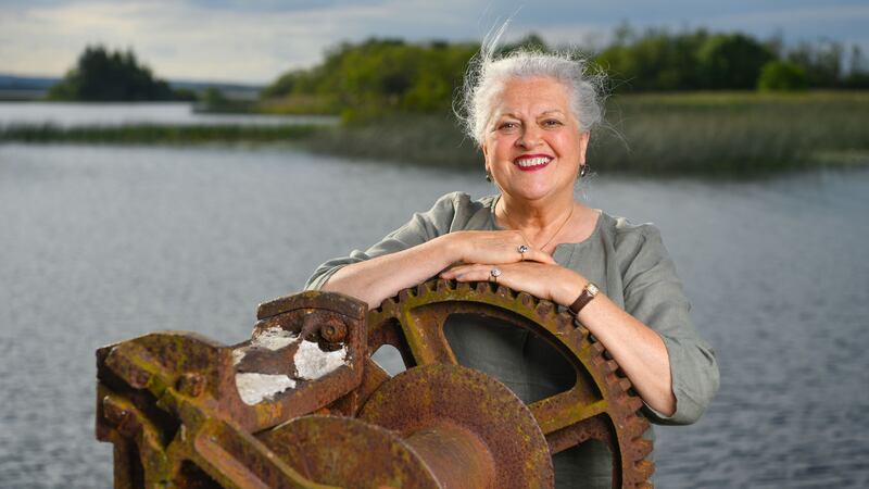 Anne Gernon at Kilgarvan Quay, Co Tipperary, on the shores of Lough Derg. Photograph: Diarmuid Greene