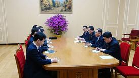 Kim Jong-un meets visiting South Korean delegation