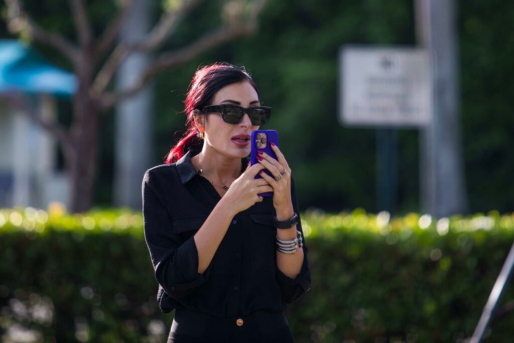 Right-wing social media personality and conspiracy theorist Laura Loomer. Photograph: Saul Martinez/New York Times