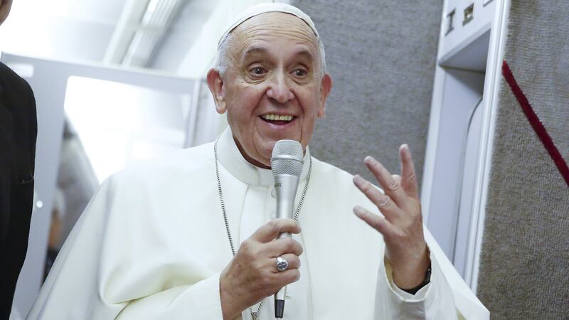 The pope’s new prog-rock-infused album will be out in November. Photograph: Tony Gentile/Reuters