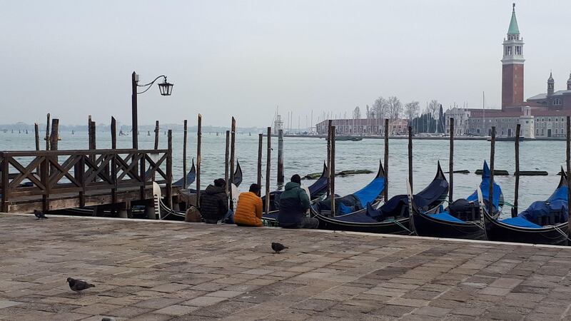 A glimpse of half-empty Venice, Italy, 10 March 2020. In an attempt to stop the spread of the COVID-19 disease caused by the SARS-CoV-2 coronavirus.EPA/ANDREA BUOSO
