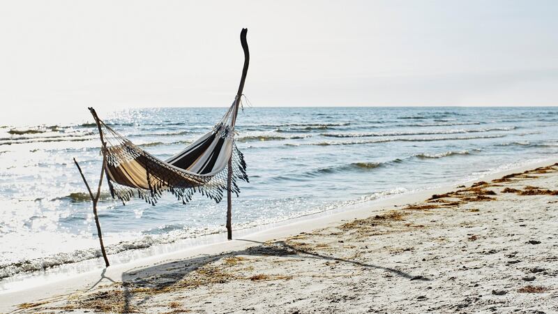 Hanging in this polycotton design, about €174, ex delivery from German-based My Adele (myadele.de) long enough and you may just mystically transport yourself to the gorgeous beaches of Goa