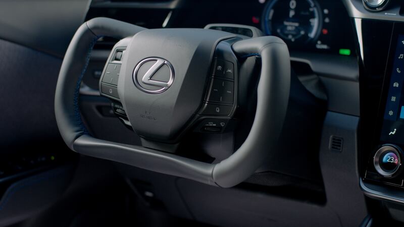 One Motion Grip steering system available on the new Lexus RZ EV