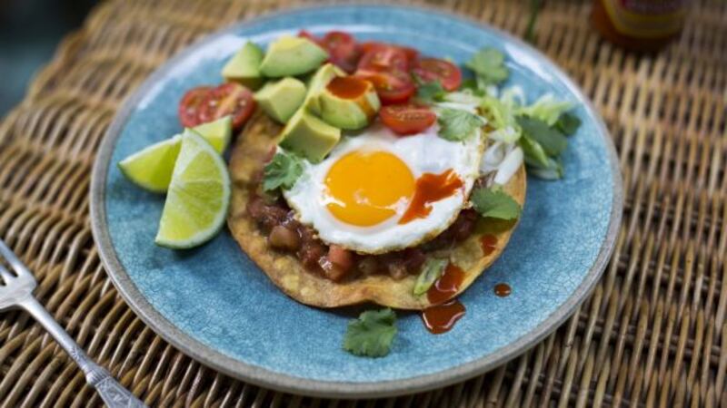 Donal Skehan’s Mexican breakfast taco.