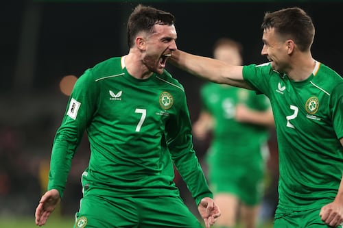 Ireland v Portugal: Troy Parrott double topples 10-man Portugal on memorable night in Dublin