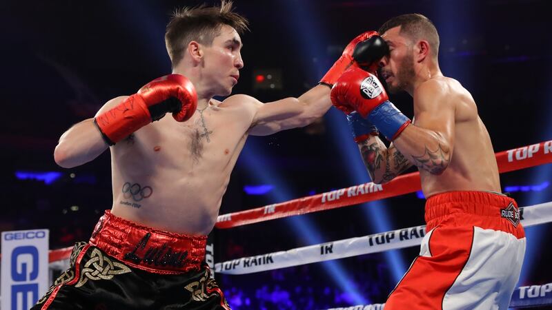 Michael Conlan was too good for  Ibon Larrinaga in New York. Photograph: Tom Hogan/Inpho