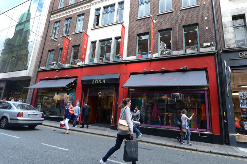Avoca on Suffolk Street, Dublin. Photograph: Cyril Byrne 