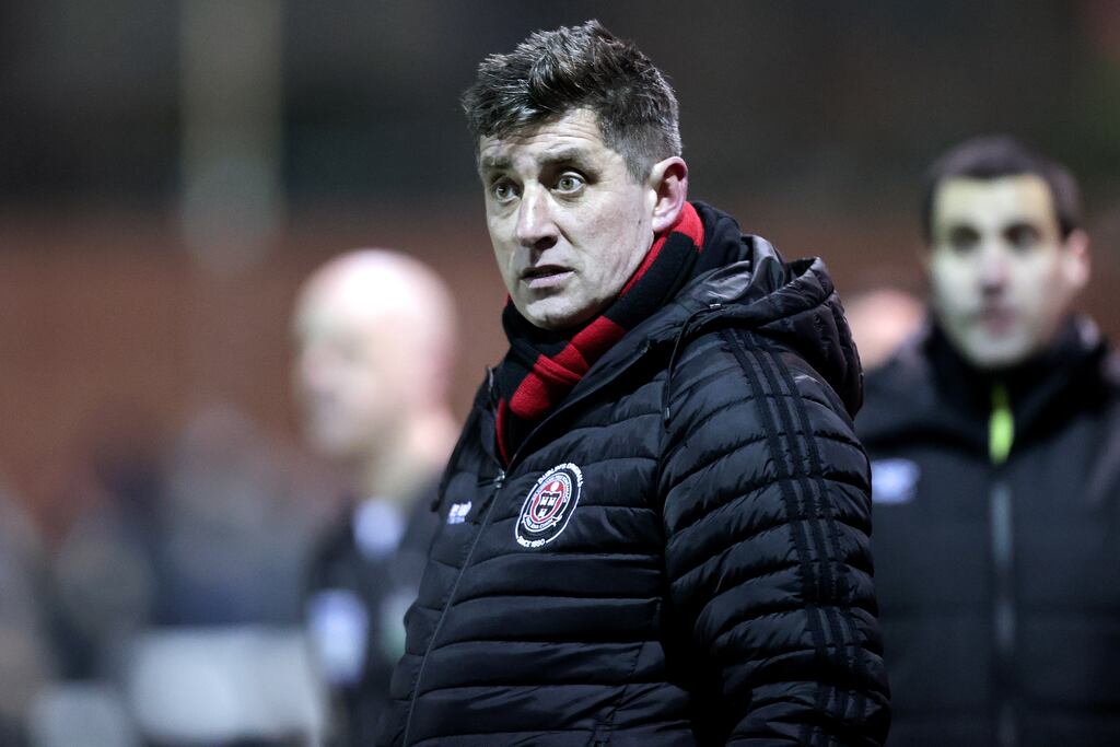 Bohemians manager Declan Devine: 'The next four days aren't going to decide anything in terms of the grand scheme of things.' Photograph: Laszlo Geczo/Inpho