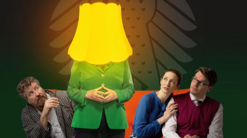 A cabaret show plays on Merkel’s maternalistic nickname:  “Wohin mit Mutti?” (What to do about Mummy?)