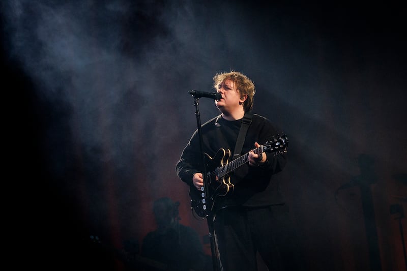 Lewis Capaldi performing at the 3Arena, Dublin. Photograph: Dan Dennison