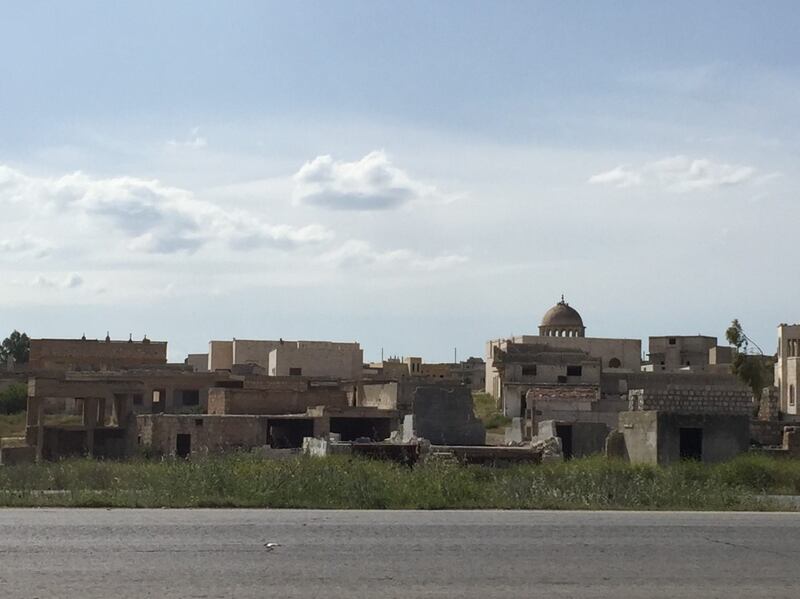 An abandoned village in Idlib. Photograph: Michael Jansen