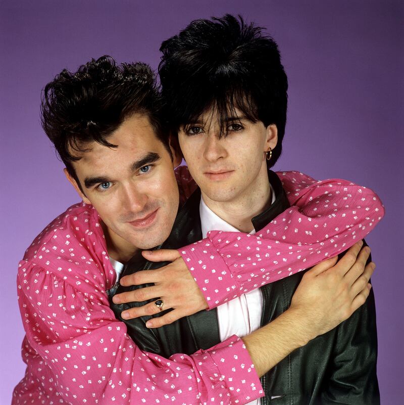 Morrissey And Johnny Marr of The Smiths. Photograph: Brian Rasic/Getty Images