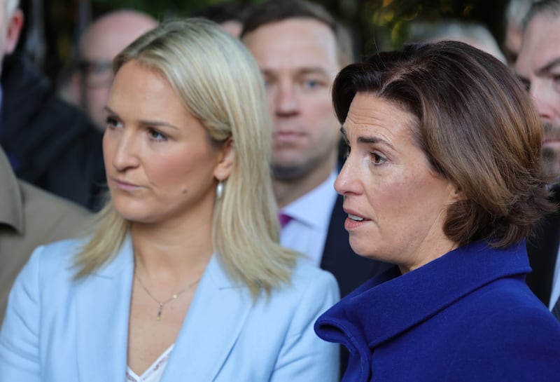 Education Minister Hildegarde Naughton pictured earlier on Wednesday. Photograph: Bryan O’Brien / The Irish Times