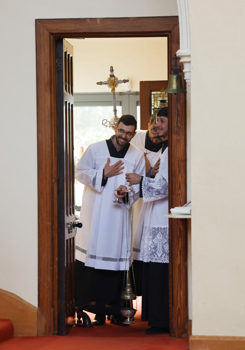 His big day was  a milestone not only in him life but for the Irish Capuchins. Photograph: Alan Betson