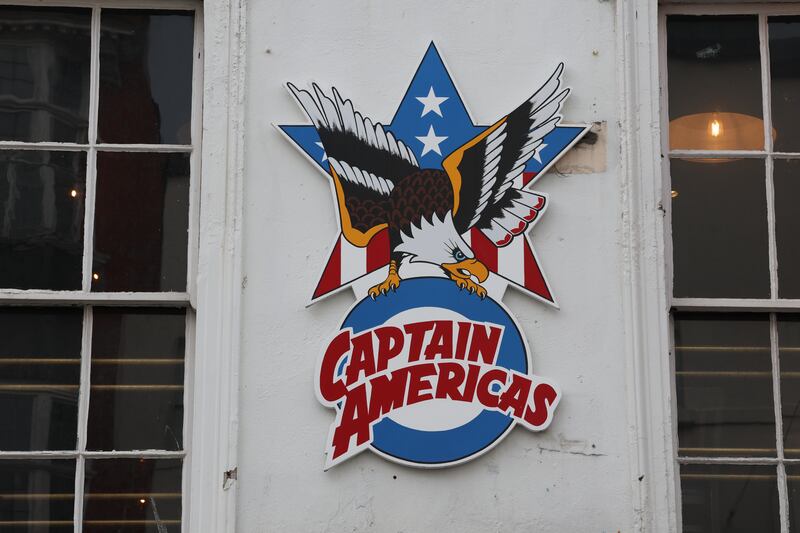 End of an era at Captain Americas, Grafton Street, Dublin. Photograph: The Irish Times