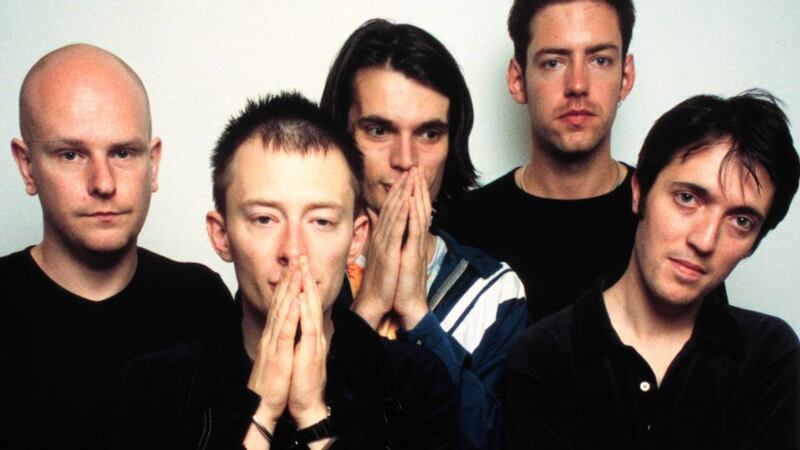 Radiohead: the band in 1997, when they released OK Computer. Photograph: Jim Steinfeldt/Michael Ochs/Getty